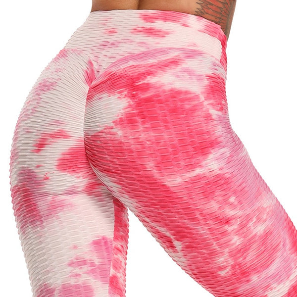 Women's MAGIC Butt-Lift Scrunched Back Leggings, | High-Waist Slimming, Solid & Tie Dye Colors | ITZ LEG DAY - Itz Leg Day