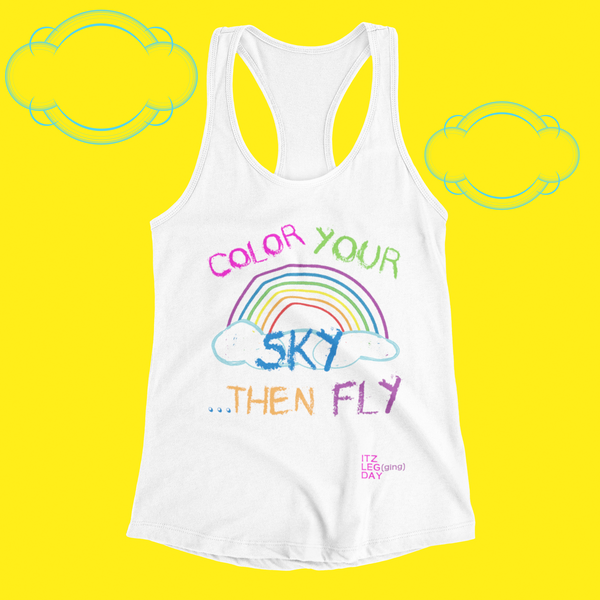 'Color Your Sky' Day-Dreamy Tank Top | ITZ LEG DAY